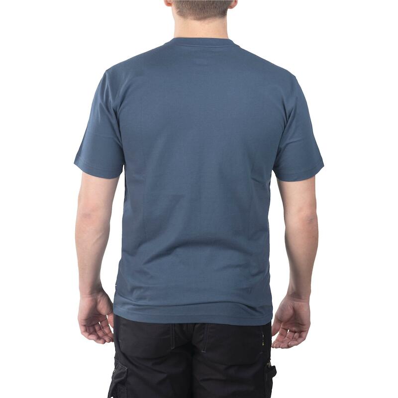T-SHIRT KATOEN/PES          WTSSBLU BLAUW   M MILW