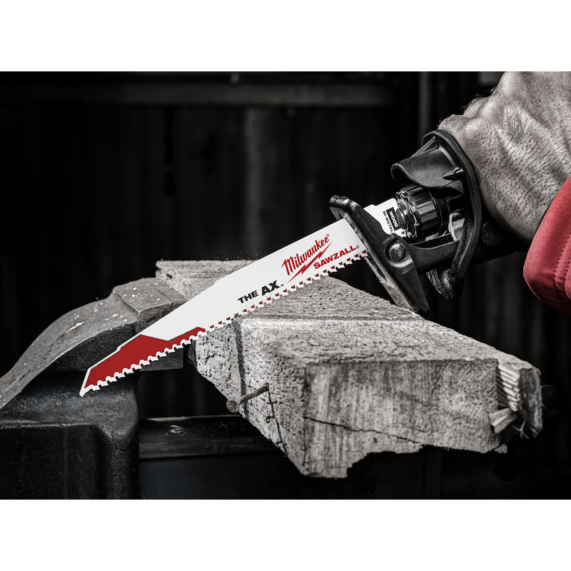 Milwaukee - Reciprozaagblad - Sawzall The ax - Hout met spijkers - 230 mm - 5 tpi - 5 stuks - 08119455