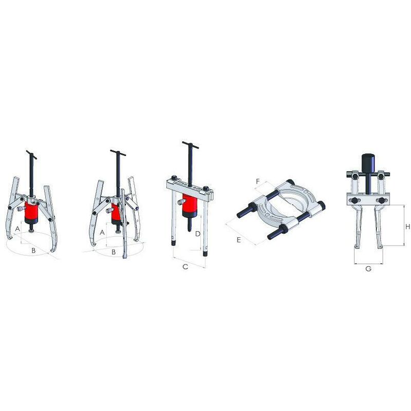 HI-FORCE  PKC 10     UIT.HYDR.TREKKERSET