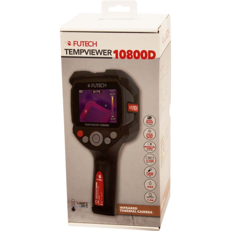THERMOMETER INFRAROOD       TEMPVIEWER 10800D FUTE