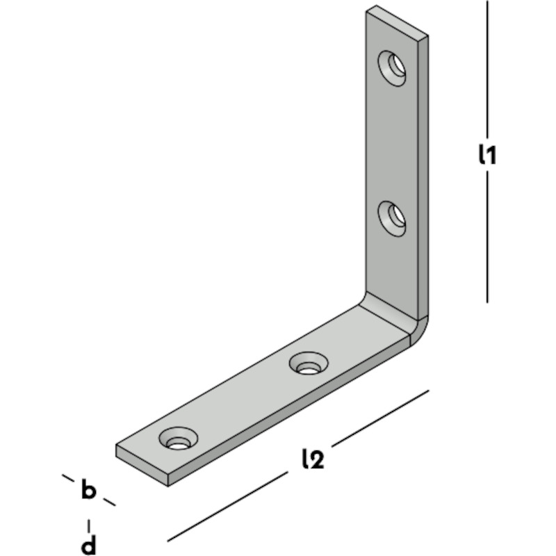 DORPELHOEK ZWAAR ZN         82470 - 100X100MM