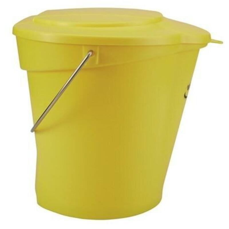 SEAU PP/INOX JAUNE          5686/6 - 12L     VIKAN