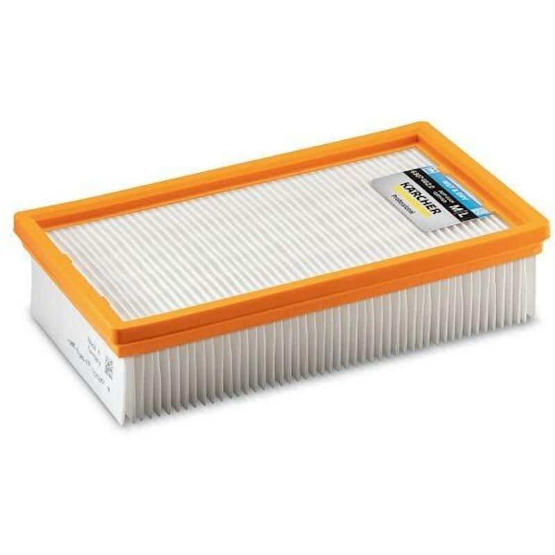 Kärcher - Filtre plissé plat - 6.907-662.0 - pes - eau et poussières - 240 x 145 x 55 mm - 03074248