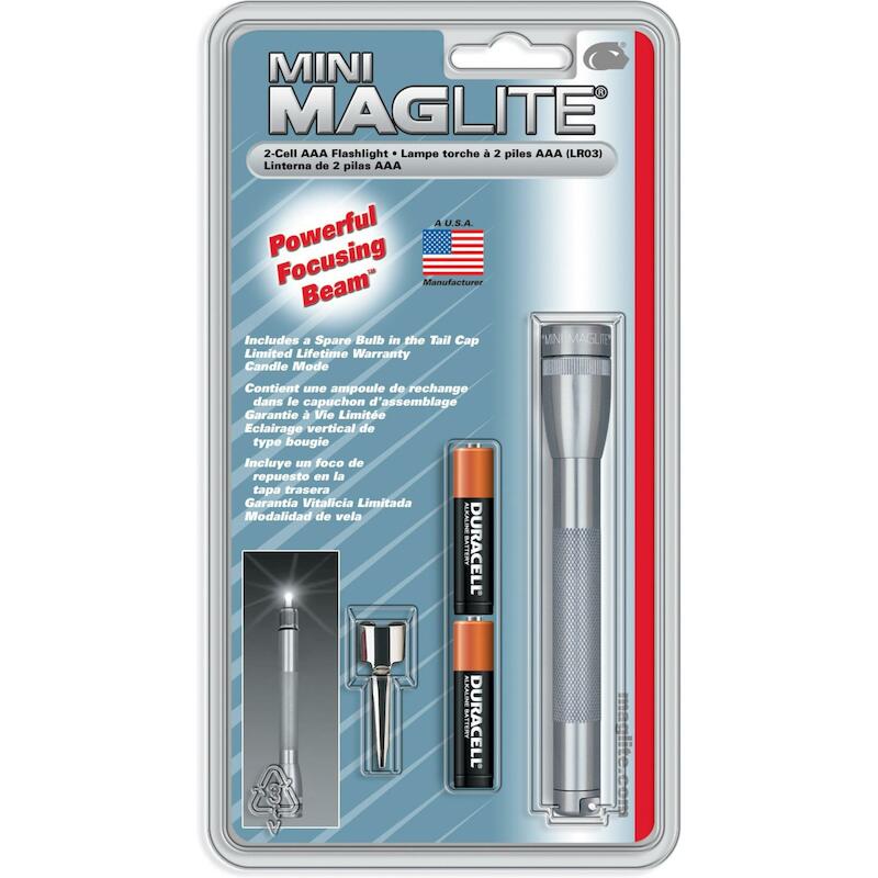 ZAKLAMP MICROMAG 1M/9LM     M3A012U 2XAAA  MAGLITE