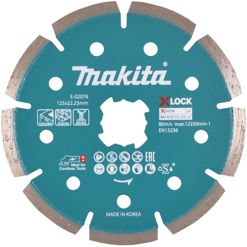 DIAMANTSCHIJF 125 MM, X-LOCK - E-02076 - MAKITA