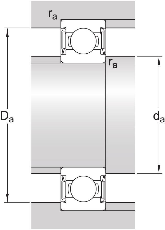 GROEFKOGELLAGER - SKF 6006-2RS1