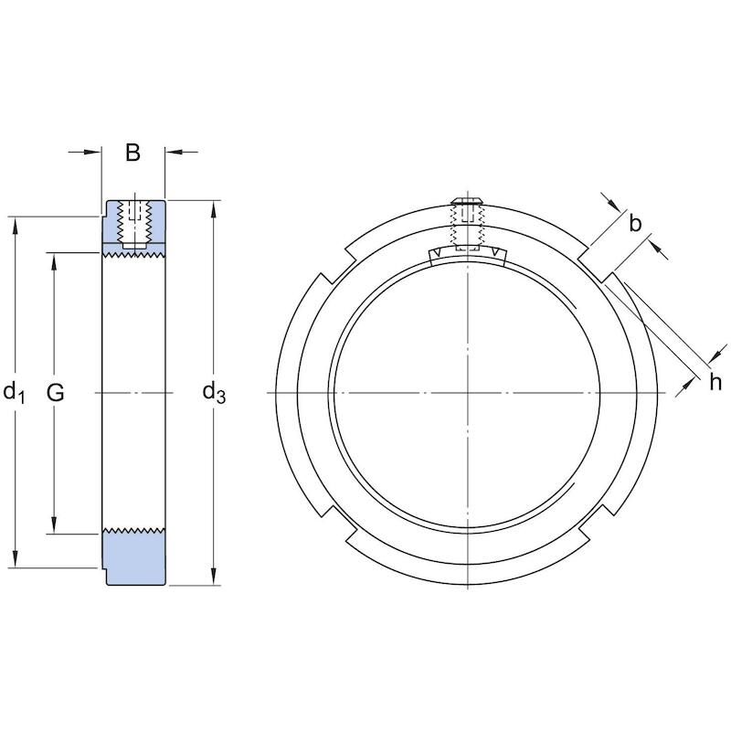 LOCK NUT - SKF KMK 4
