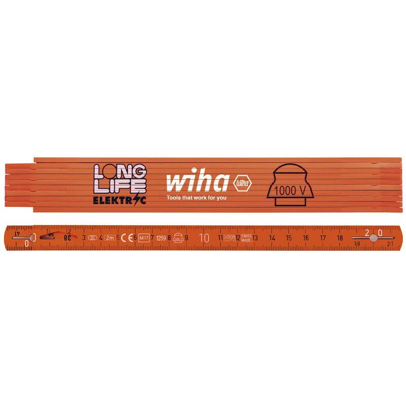 VOUWMETER LONGLIFE EL. 2 M  4102008           WIHA