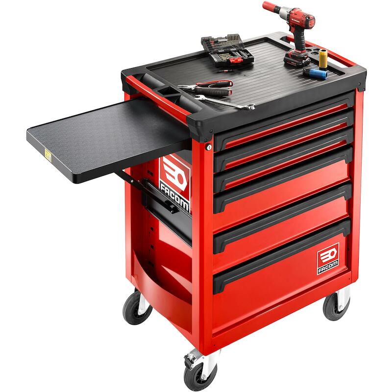 GEREEDSCHAPSWAGEN 6L. ROOD  ROLL.6M3A        FACOM