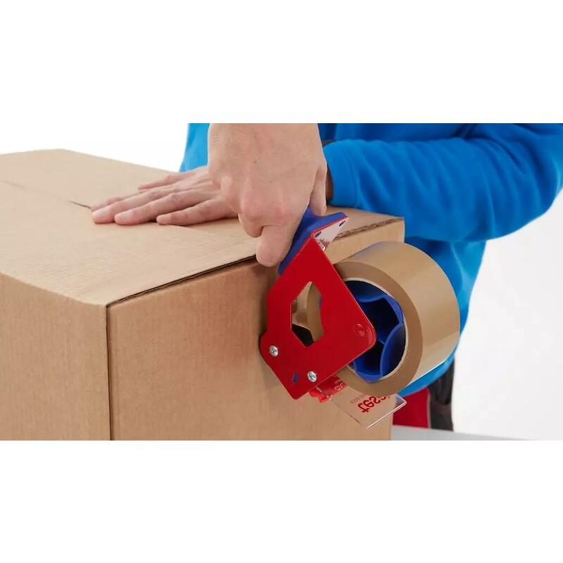 Tesa - Ruban d'emballage - Tesapack 4124 - pvc - 50 mm x 66 m - Transparent - 03261202