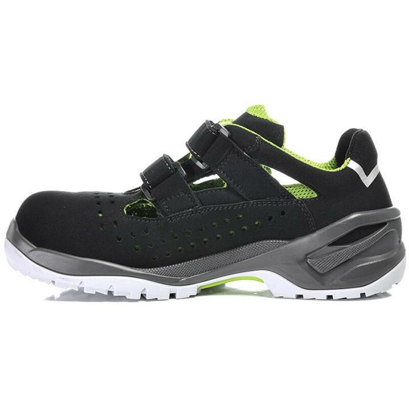 Elten - Safety sandal Impulse green Easy esd S1PS - Low - Size 43 - Black/green - 02651891