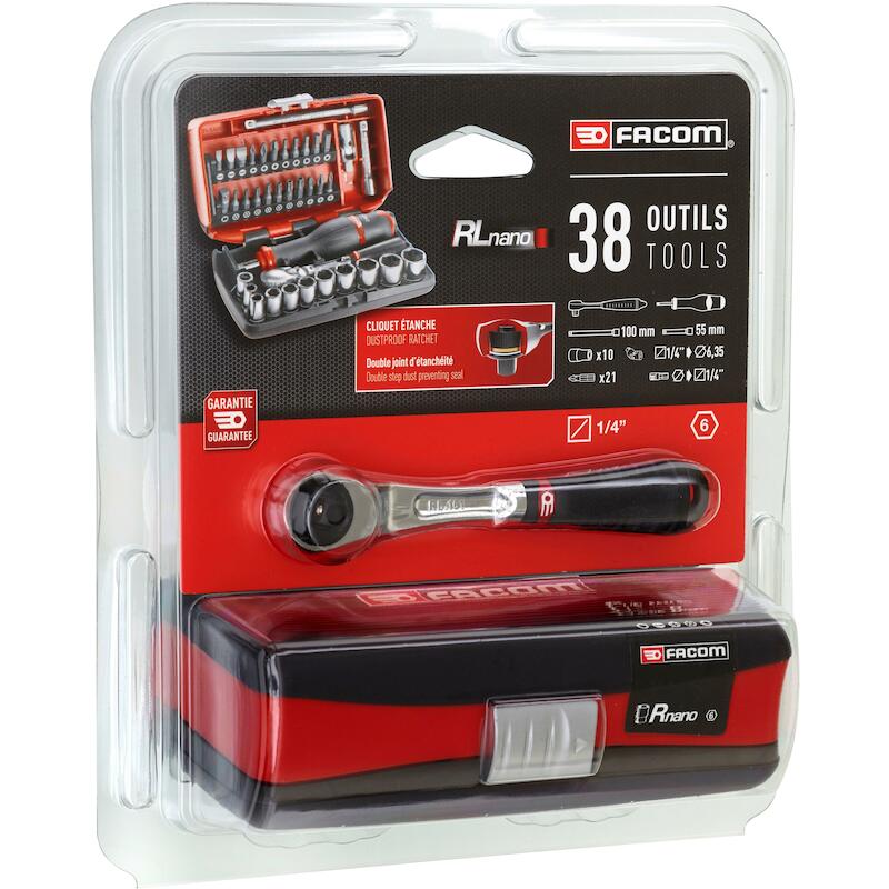 JEU DE DOUILL.ÉTANCHE 1/4"  RL.NANO1         FACOM