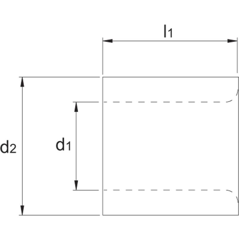 DIN 179-A BOORBUS, KORTE UITVOERING 45 MM - 848794500 - PHANTOM