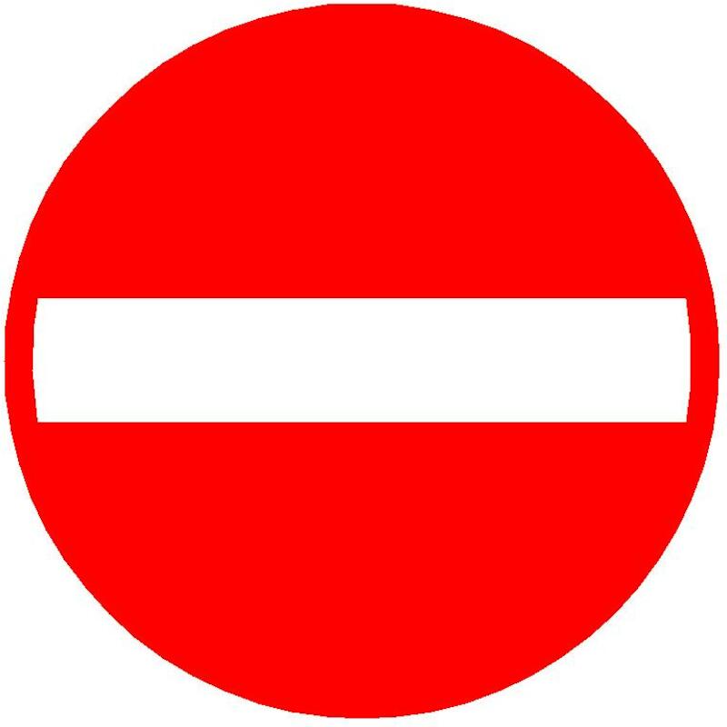 PANNEAU DE SIGN.INTERDICT.  C1 - T250 - 400MM