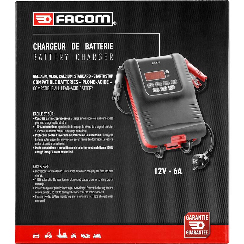 ACCULADER 12V/6A            BC126PB          FACOM