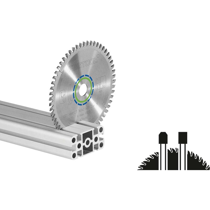 LAME DE SCIE CIRCULAIRE HW 260X2,4X30 TF68 ALUMINIUM/PLASTICS - 494607 - FESTOOL