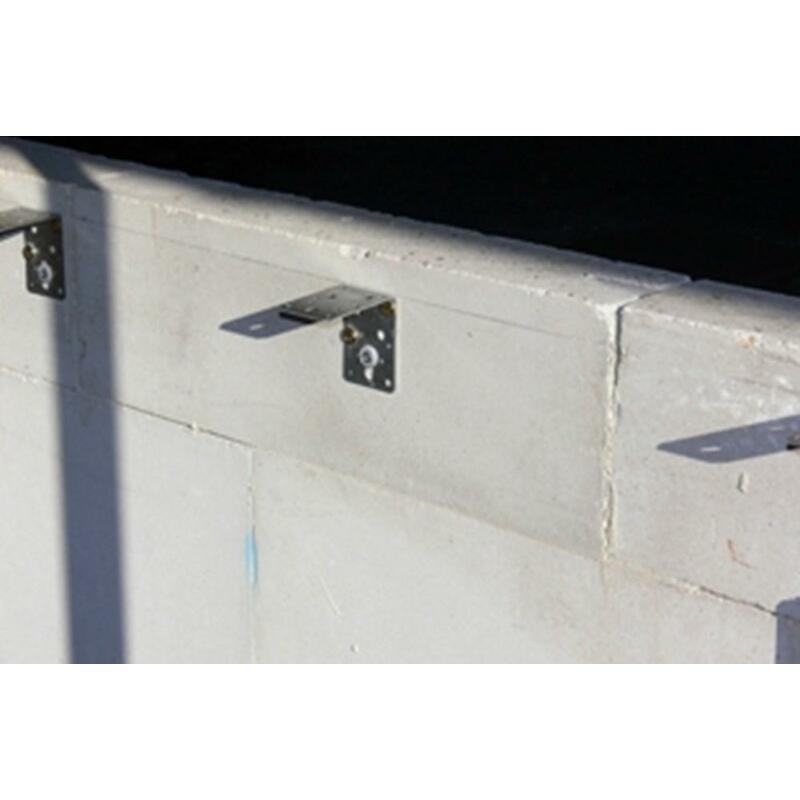 HOEKANKER+RIL ZN            07239 - 90X150MM