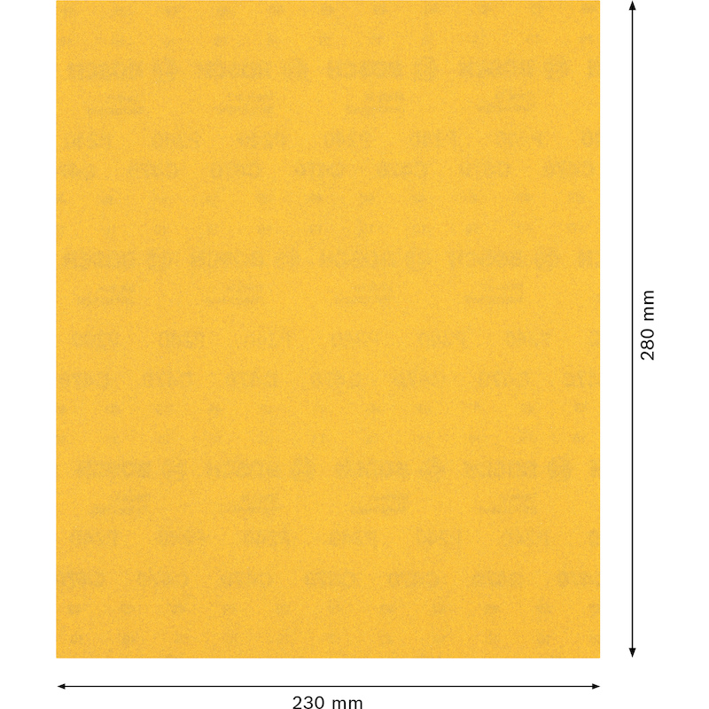 PAPIER ABRASIF 230X280MM    2608900965  P240 BOSCH
