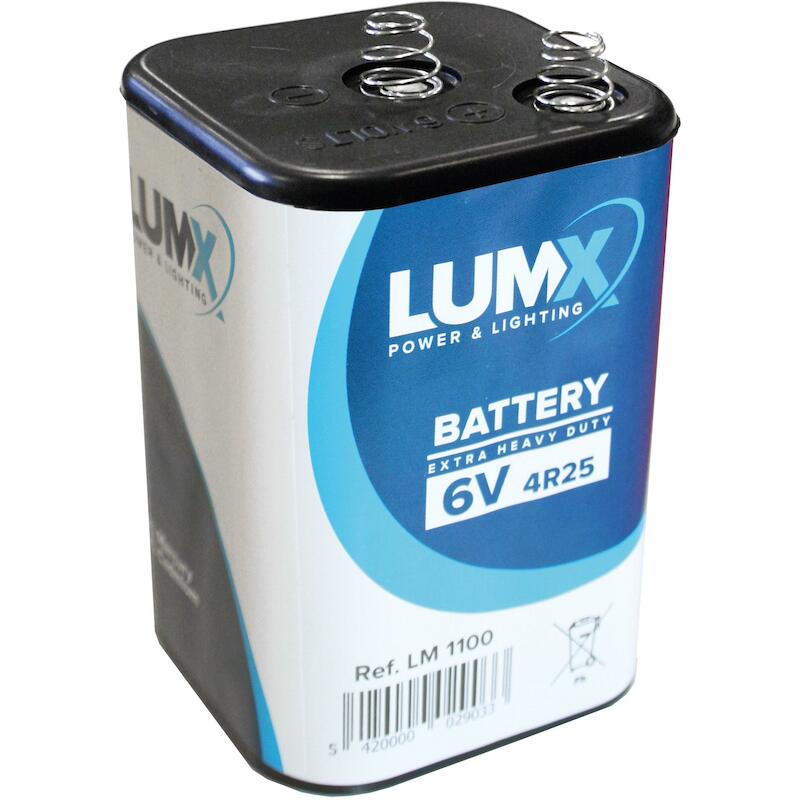 BLOKBATTERIJ 6V/9AH          4R25 K/ZN        LUMX