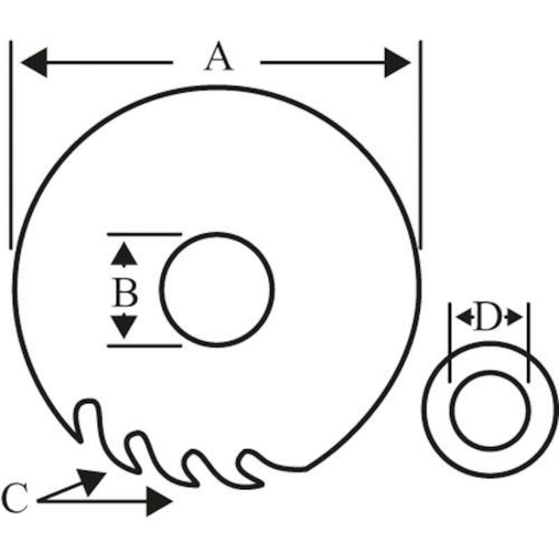 CIRKELZAAGBL.ALU 250MM-80T  8501-S ASGAT=30MM BAHC