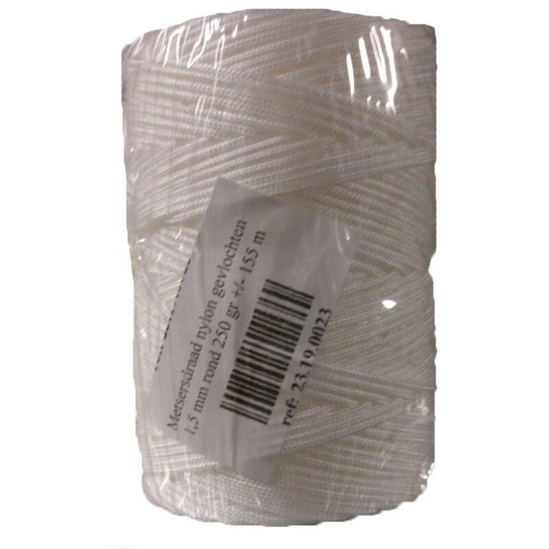 METSERSKOORD NYLON          1,5 MM 155 MTR