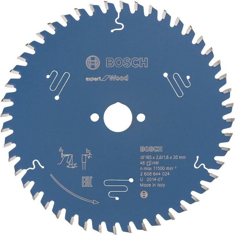CIRKELZAAGBL.165X2,6X20 HOU.2608644024 48T   BOSCH