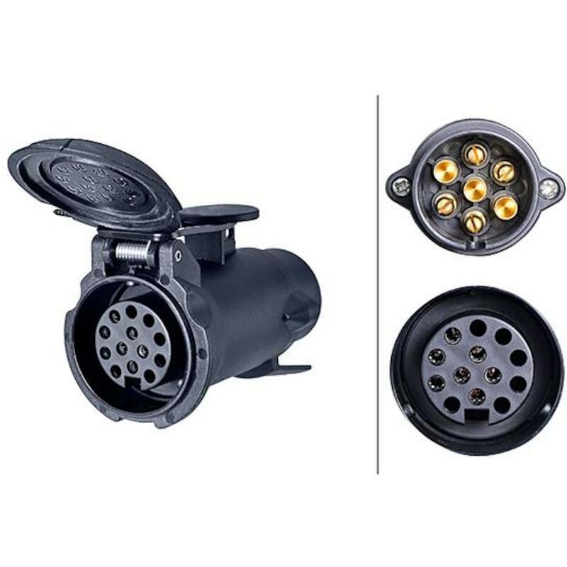 8JA.008.981.001 ADAPTER 7>13-POLIG LANG