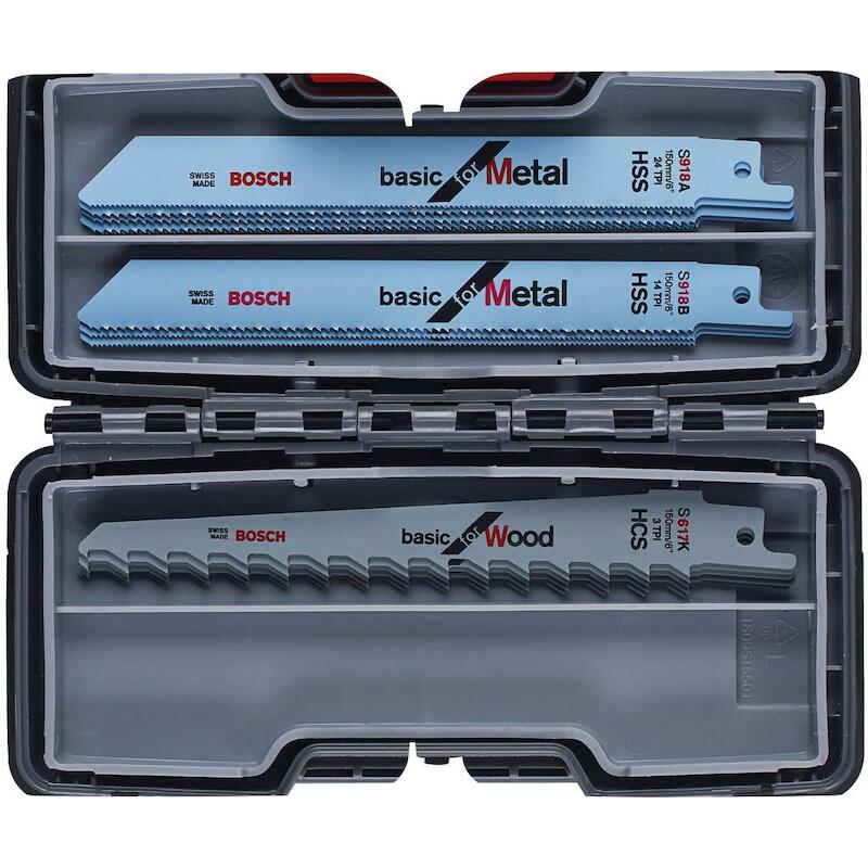 JEU LAMES SCIE SABRE BO/MÉ. 2607010901 (15PC)BOSCH