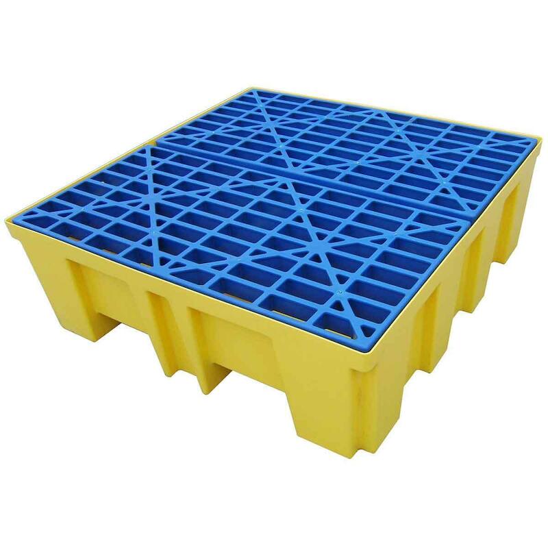 PALETTE DE RÉT.4 FÛTS (510L)SC-DP4 132X132X43CM SP