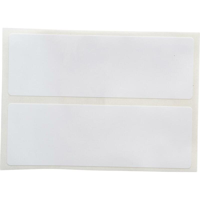 ÉTIQUETTE MAT ARGENT        020792(3000) 50,8X12,7