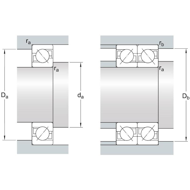 HOEKCONTACTKOGELLAGER - SKF 7310 BECBP