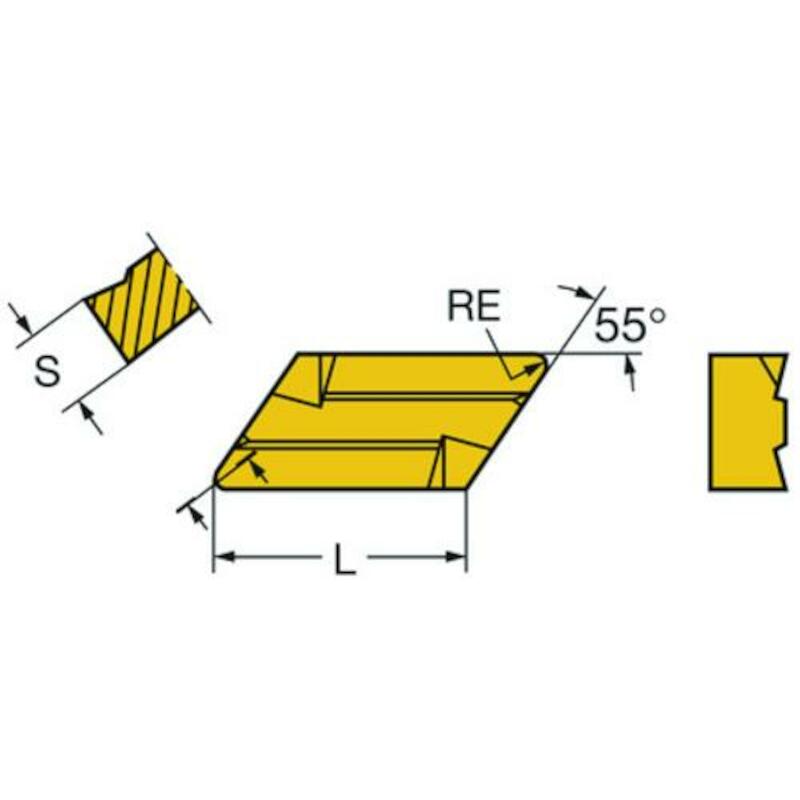 PLAQUETTE D'ÉCH KNUX 16 04 05R11    2025 SANDVIK C