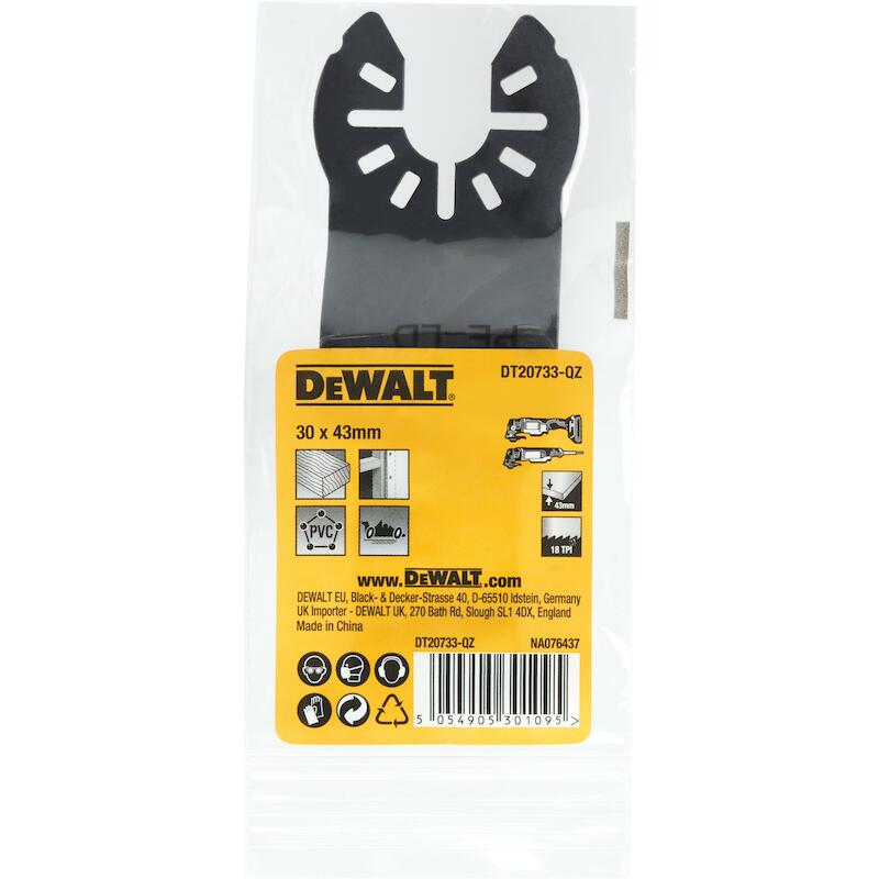 Dewalt - plunge saw blade - DT20733-QZ - hcs - wood - fast cut - 43 x 31 mm - 5 pieces - 03236630