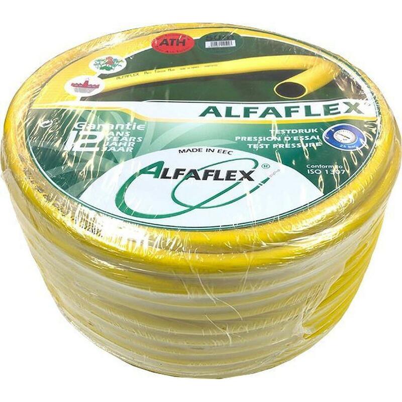 TUYAU D'ARROS.PVC JAUNE 12B.ALFAFLEX ATH 12,5X17,5