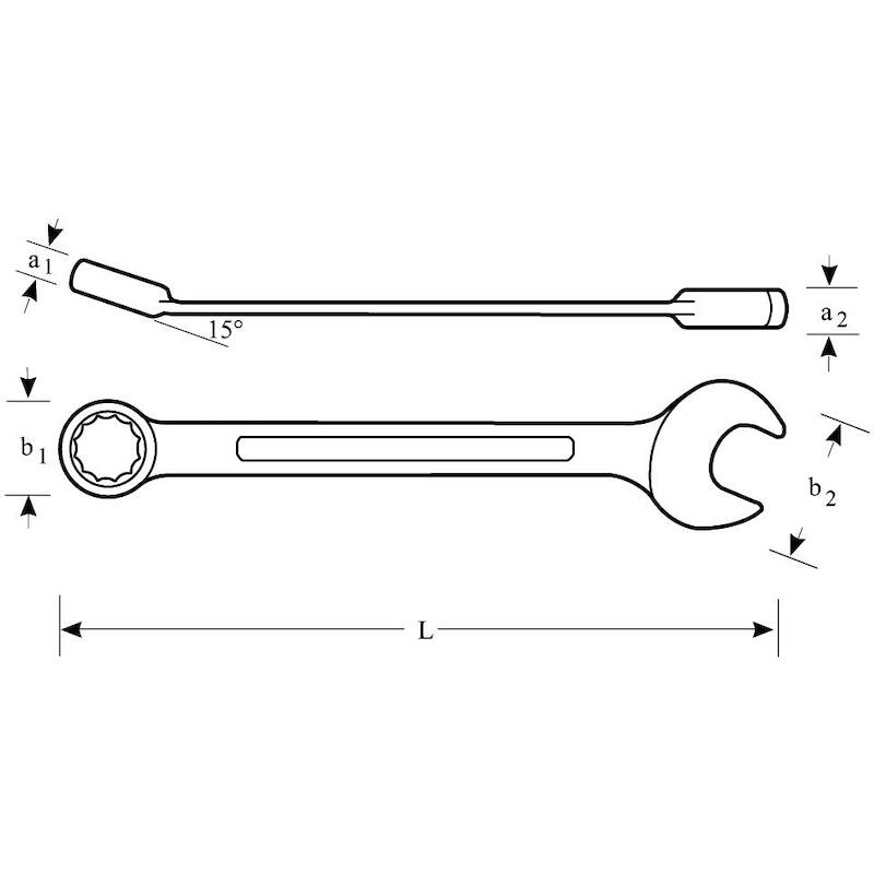 CLÉ MIXTE 13MM              111M             BAHCO