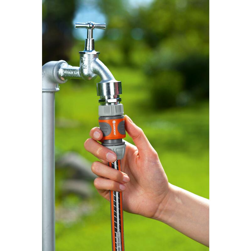Gardena - Snelkoppeling slangstuk - 18216-20 - 19 mm (3/4") & 16 mm (5/8") - Kunststof - 02633611