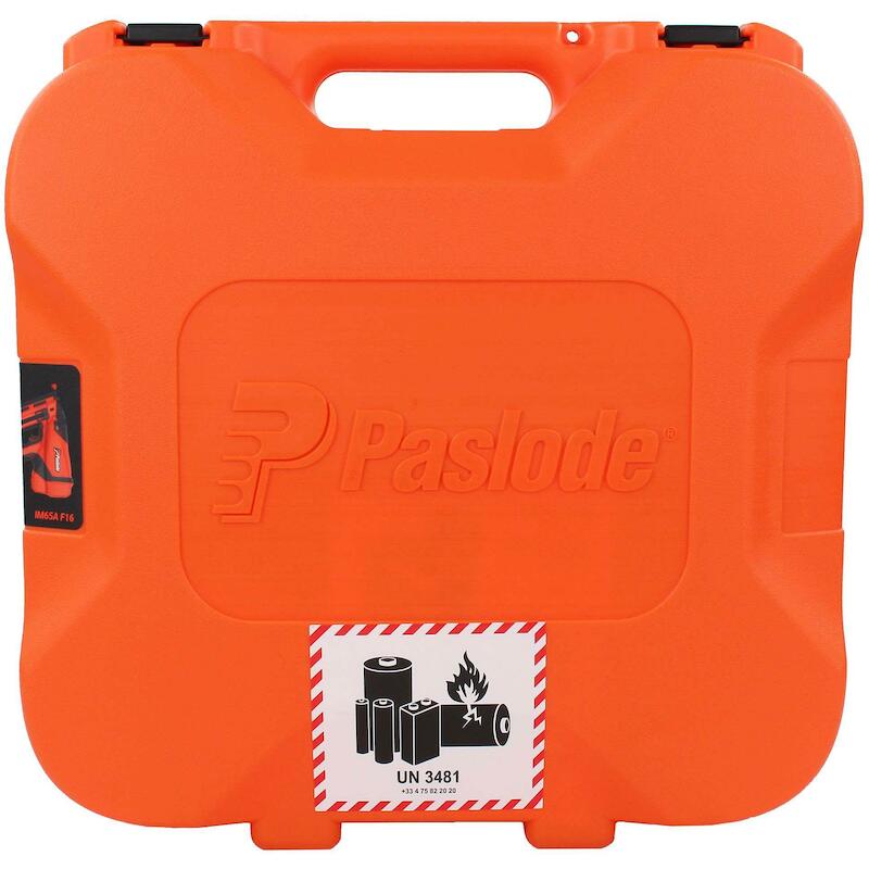 Paslode - Cordless gas finishing nailer - IM65A F16 Li - 7.2 V - 1x 2.1 Ah - 20° - ø 1.6 mm - 32-63 mm - in case - 03329999