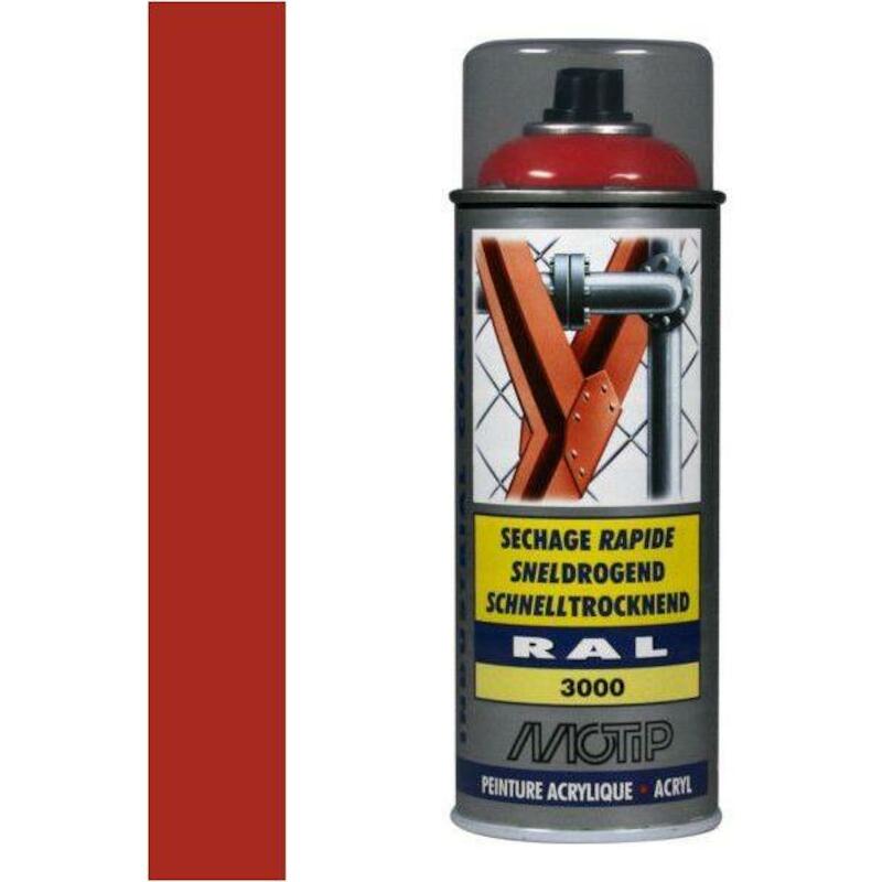 ACRYLAATLAK VUURROOD HG     07090 - 400ML. RAL3000
