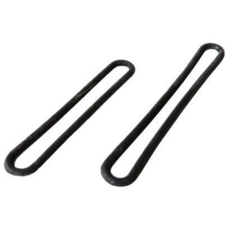 ELASTIEK LUS RUBBER ZWART   8MM X 400MM