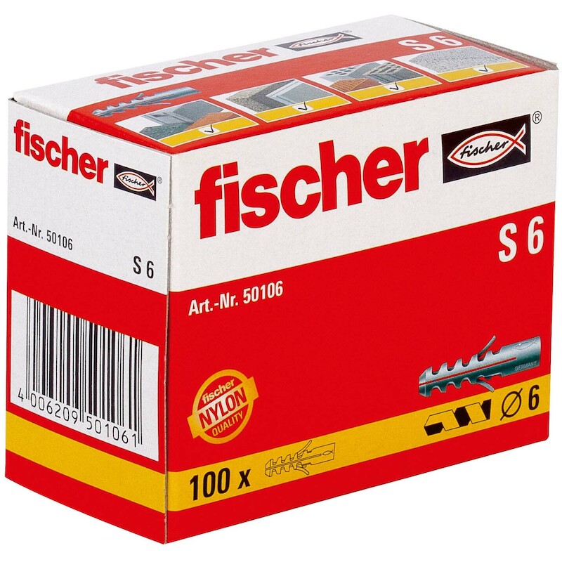 PLUG NYLON                  S - 6X30       FISCHER