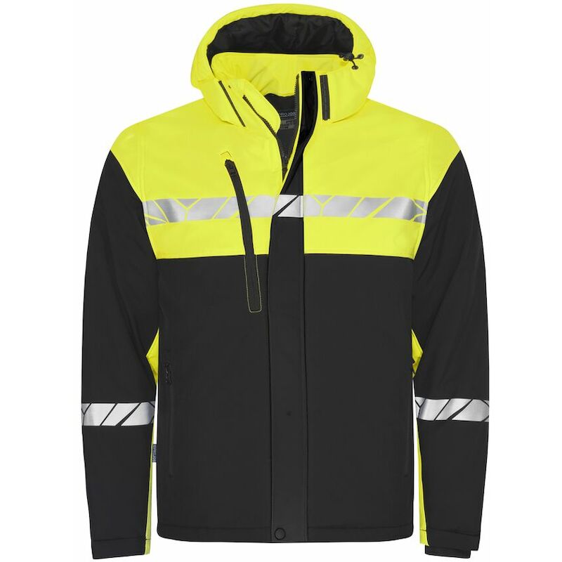 JAS SOFTSHELL GEVOERD       7415 ZW/GE  4XL PROJOB