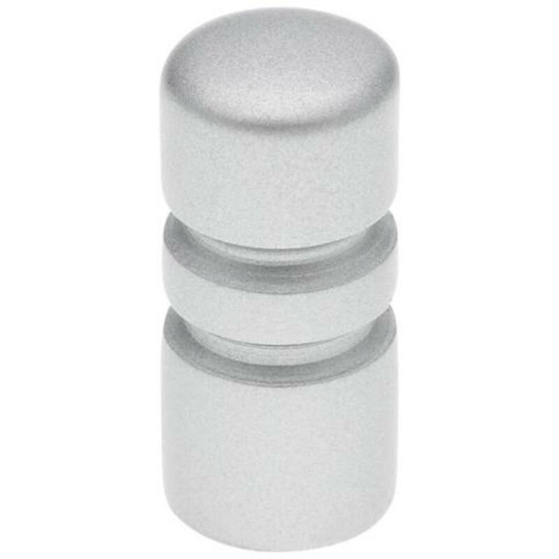 BOUTON MEUBLE ALU-LOOK      1576-12PB21 12MM  SIRO