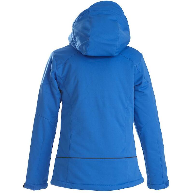 JAS DAMES SOFTSHELL - PRINTER SKELETON LADY - OCEAANBLAUW L