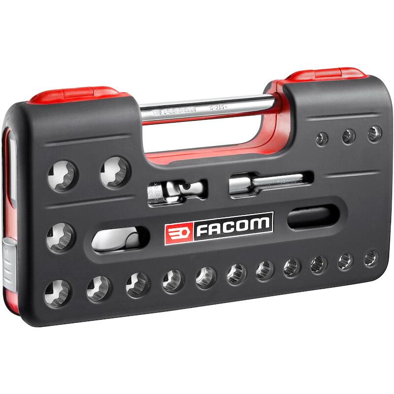 Facom - Socket set - 1/2" - 12-point - 8–32 mm - SL.DBOX112PB - 21 pieces - 03171644
