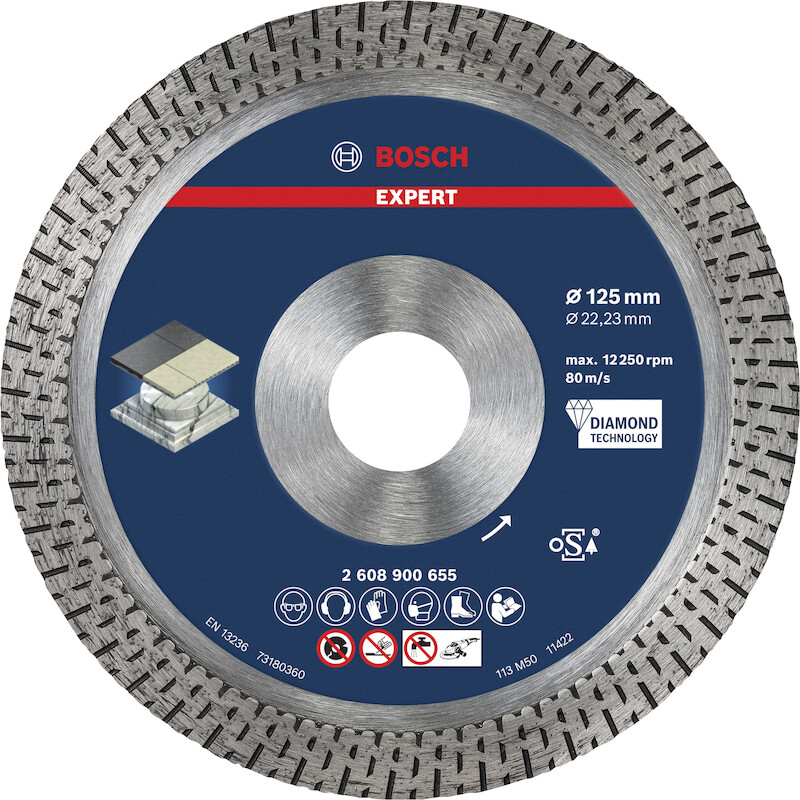 DIAMANTSCHIJF 125MM CERAMIC 2608900655       BOSCH