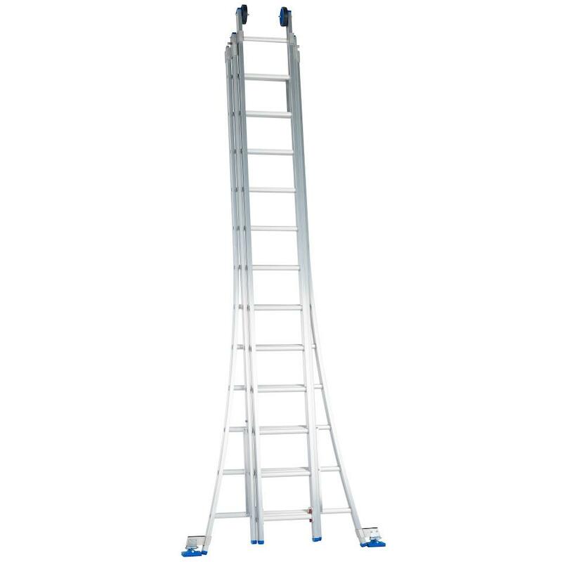 LADDER OPEN VOET   3X12 SPORTEN D12 - 7,75M SOLIDE