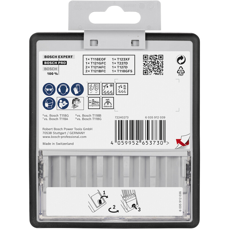 DECOUPEERZAAGBL.SET METAAL  2607011942 (10ST)BOSCH
