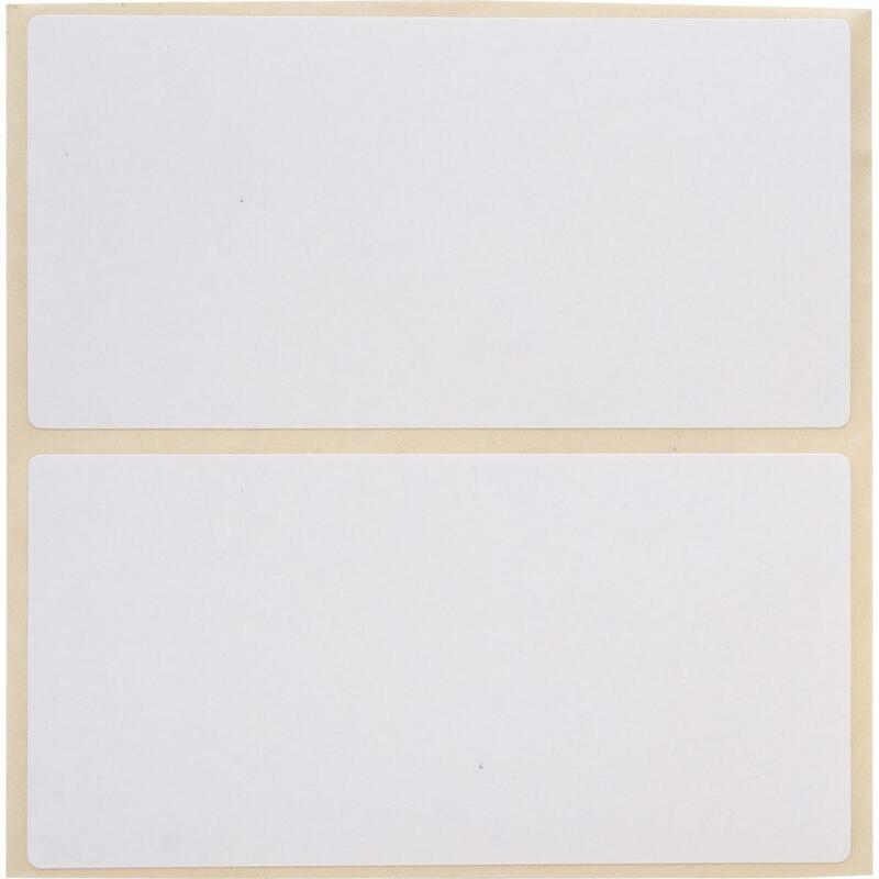 ETIQUETTE BRILLANT BLANC    062394(1000)101,6X50,8