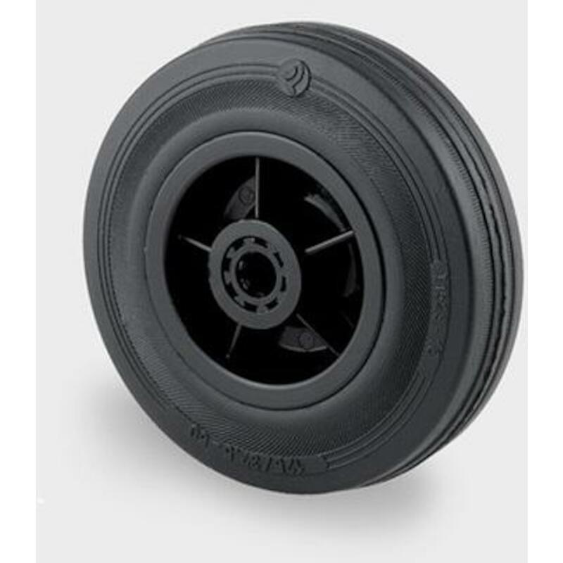 ROUE PP/CAOUTCH.MOB.135KG   PVR 160X40-20MM  TENTE