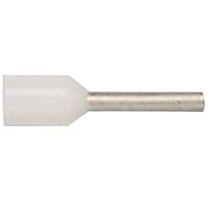 EMBOUT DE CABL.BLANC 0,5mm² KV.125